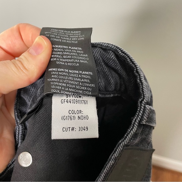 NWT Grlfrnd The Melanie High Rise Boot Cut Jeans Rigid In Noho Black Size 31 - Picture 10 of 10